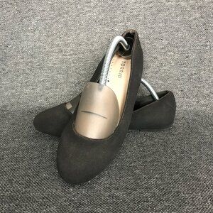 TORRID Womens Black Canvas Ballet Flats Casual Comfort Slip On Shoes Size 12